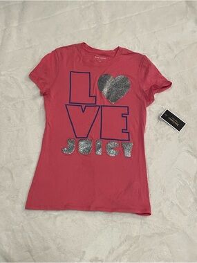Vintage NWT juicy couture pink sparkly tshirt